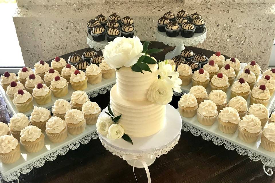 A beautiful dessert table