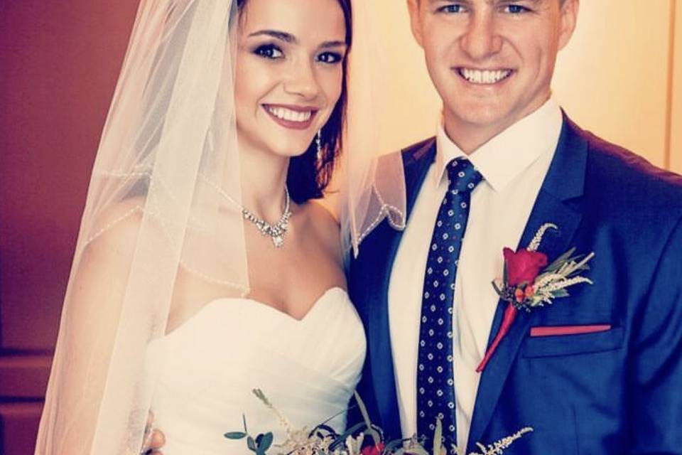 My son Sam and his bride Lyuba