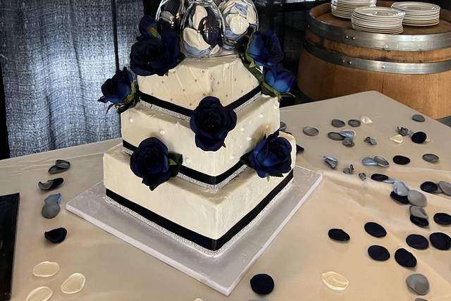 Rustic Birch Wedding Cake