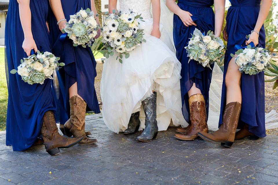 Rustic and Navy wedding