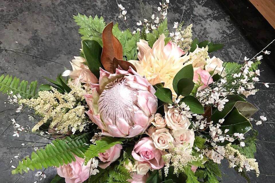 King Protea bouquet