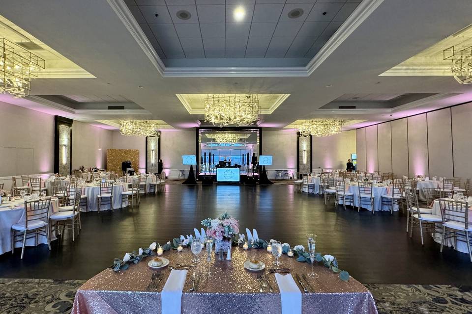 View from Sweetheart Table