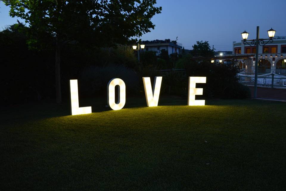 Marquee illuminated Letters