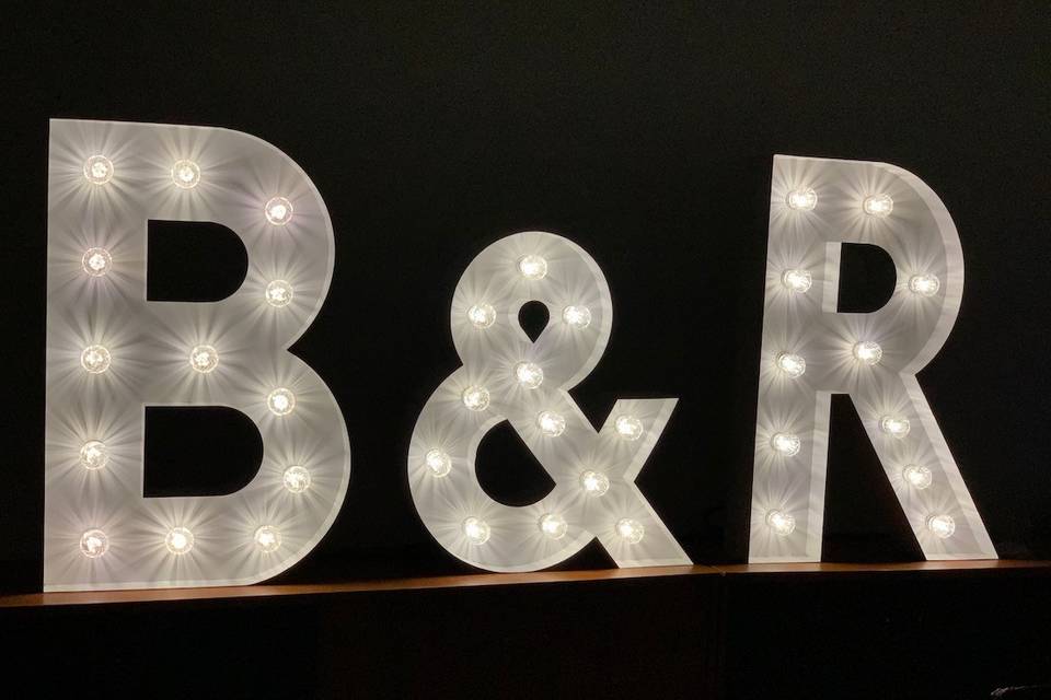 Marquee illuminated Letters