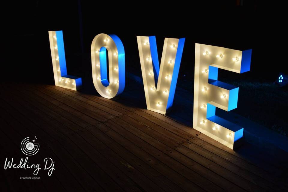 Marquee illuminated Letters