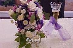 purples, lavenders & whites bridal bk