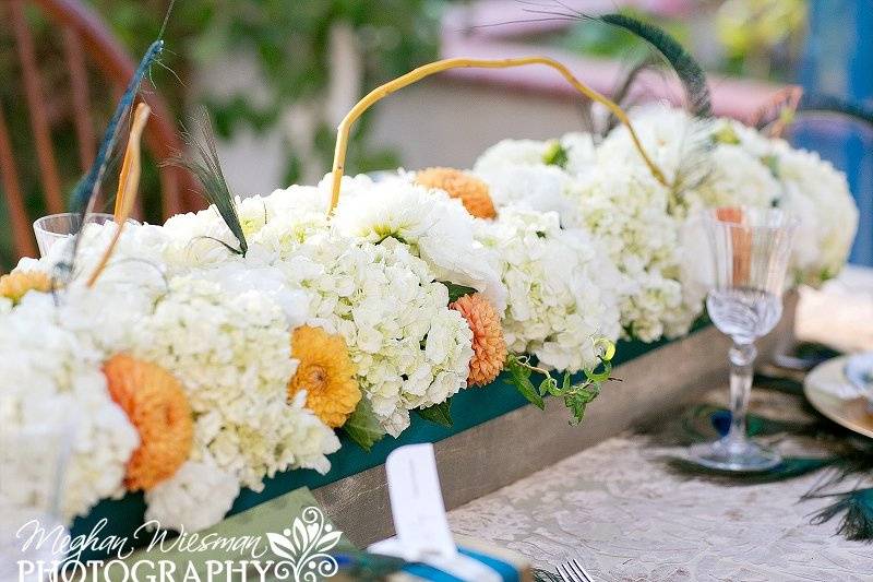 Peacock Table Scape