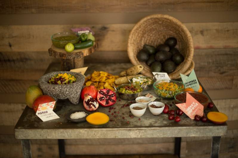 BoHo Romance Salsa bar