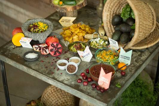 BoHo Romance Salsa bar