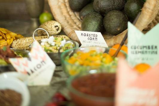 BoHo Romance Salsa bar