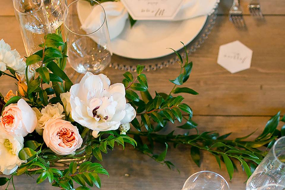 Rustic Glamour Place setting