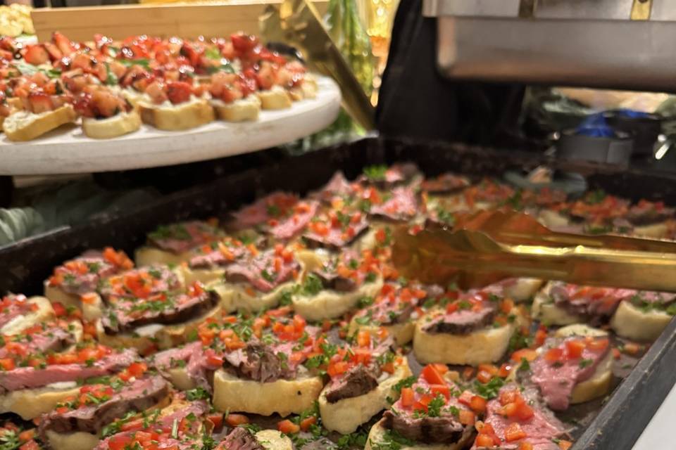 Beef Tenderloin Crostini