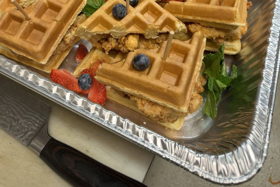 Chicken & Waffle Sliders