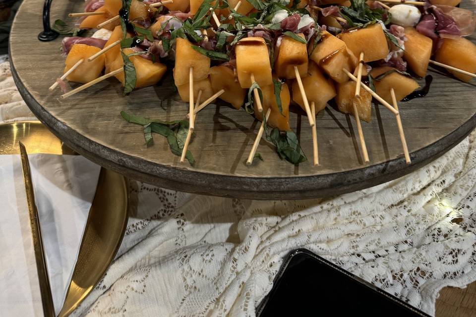 Melon Prosciutto Skewers