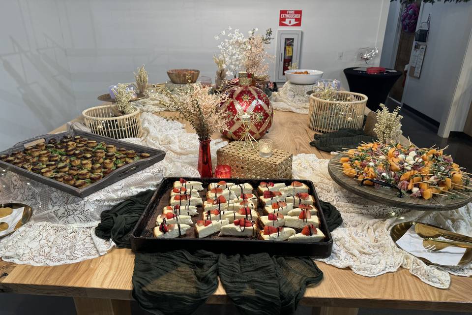 Christmas Buffet Style
