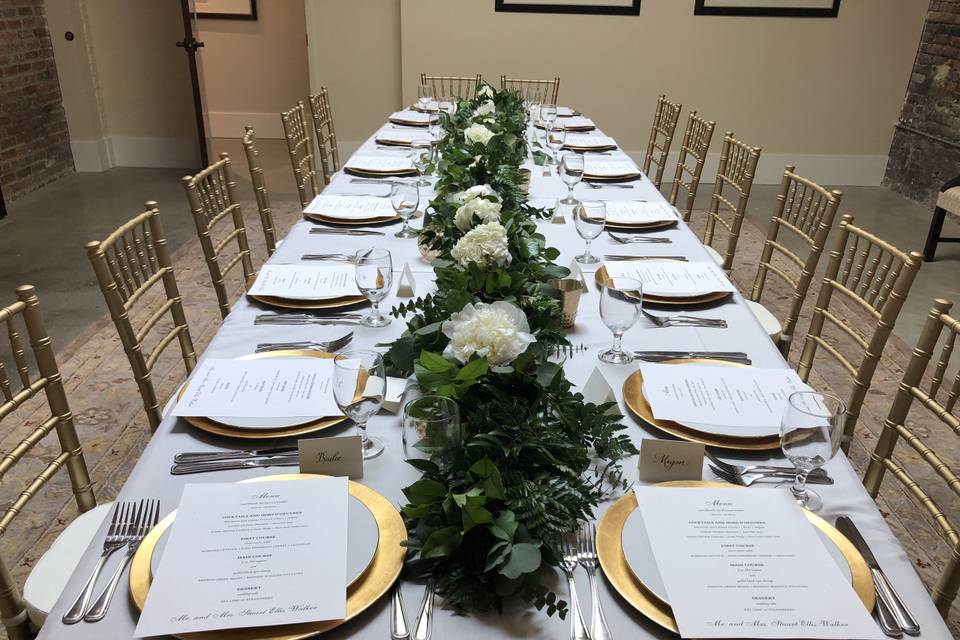 Wedding Table Setting