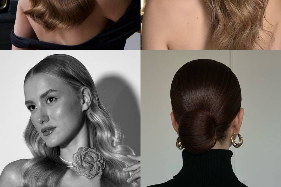 Sleek hairstyles