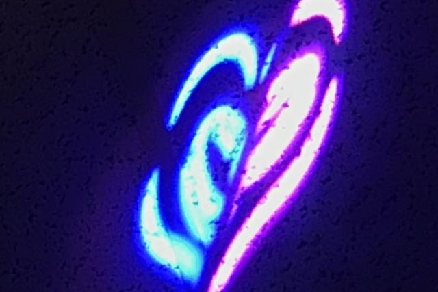 Light scene moving heart