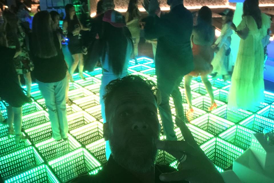 Lighted dance floor