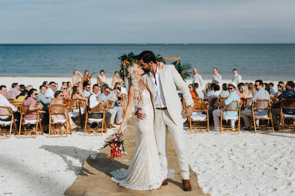 Beach Front Wedding