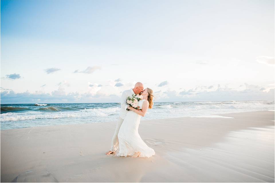 Couple by the beach