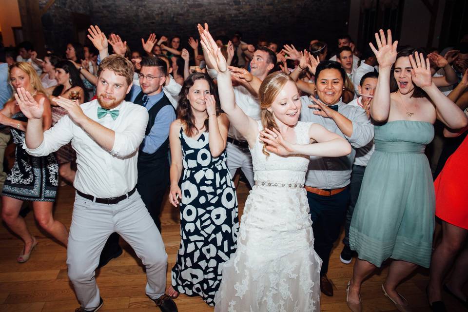 This was one bride who knew how to party. She was in the center of the dance floor most of the night!
June 2015
Photo Credit: Hannah Choi Photography
Location: La Massaria at Bella Vista, Pa