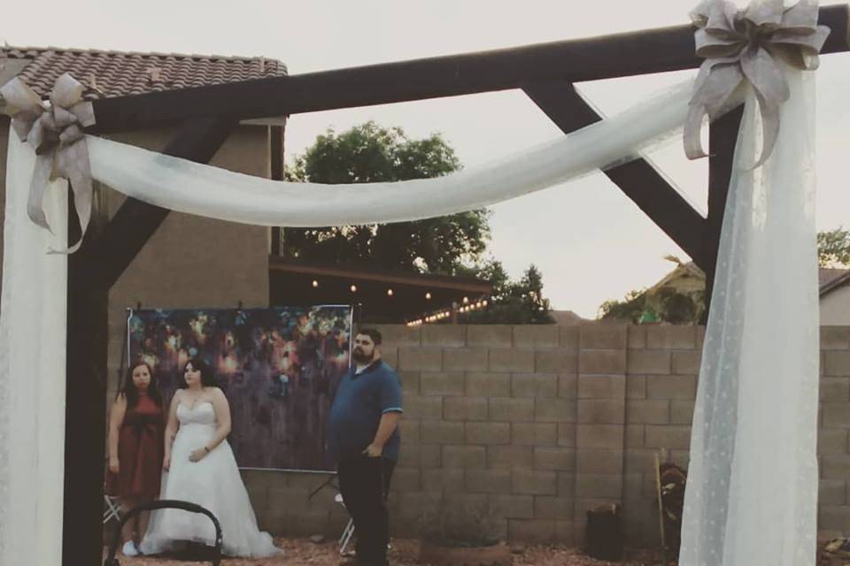 Backyard Wedding