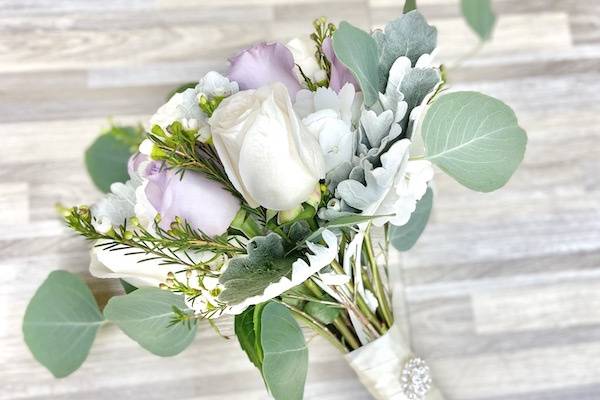 Lavender/White Nosegay Bouquet