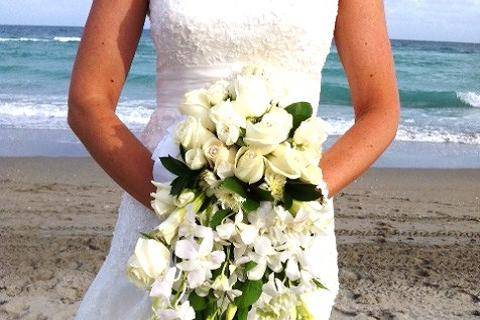 Cascaded Bridal Bouquet