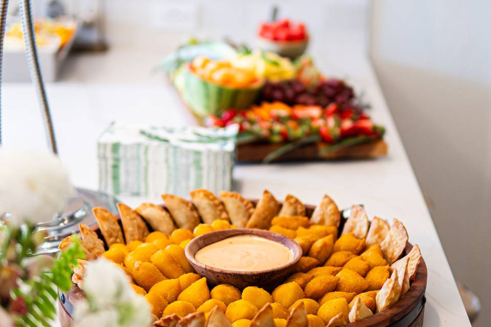 Appetizers and fruit board