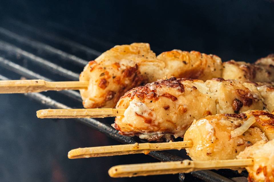 Garlic Shrimp on the grill