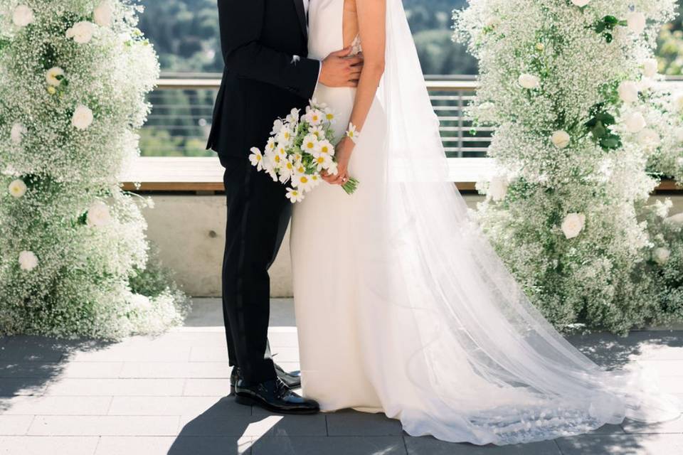 Bride & groom portrait