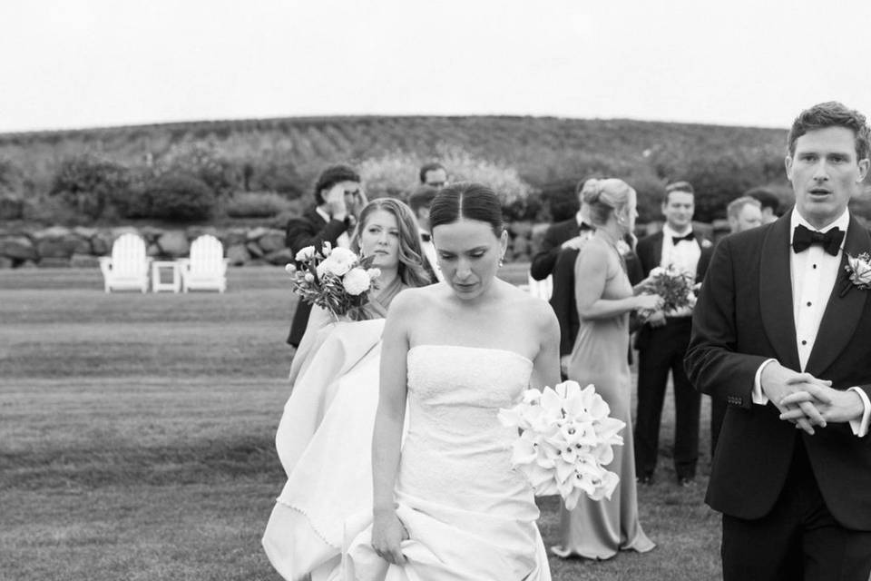 Candid bride & groom