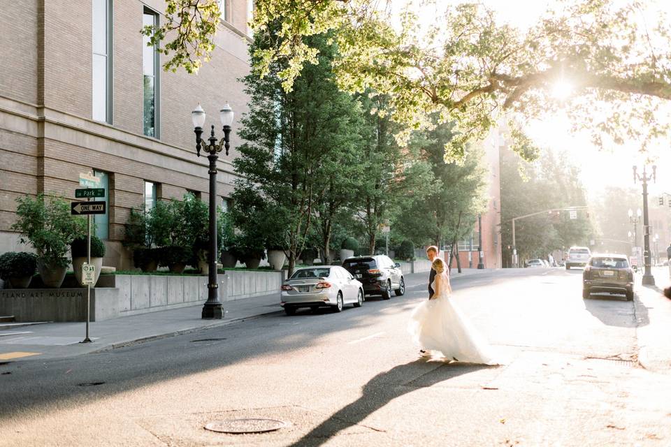 Downtown Portland Wedding