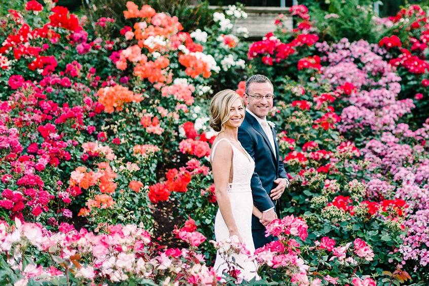 Portland Rose Garden Wedding