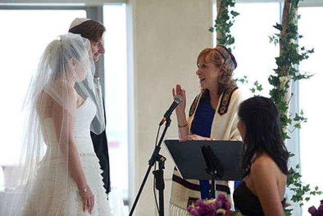 Officiant addressing the coup