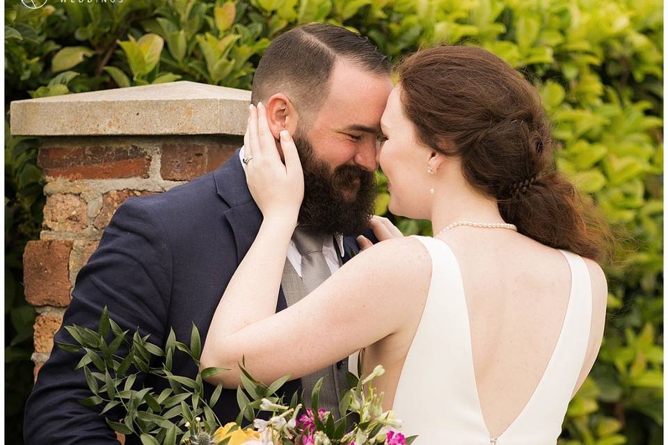 Couple with Gorg Florals