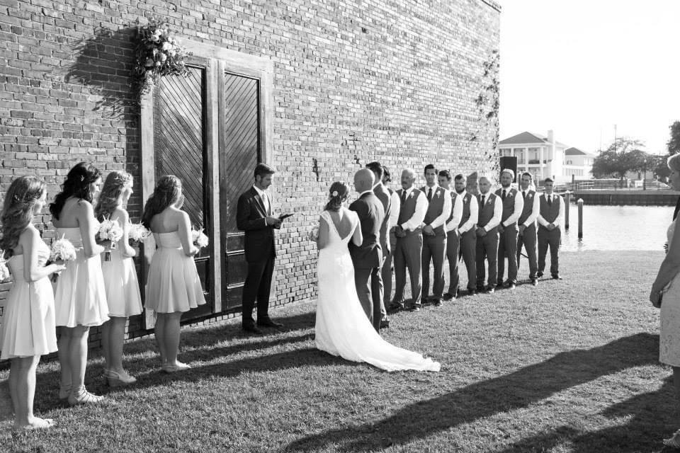 Married in front of Great Door