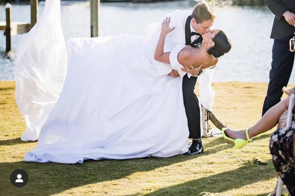 First Kiss After Ceremony