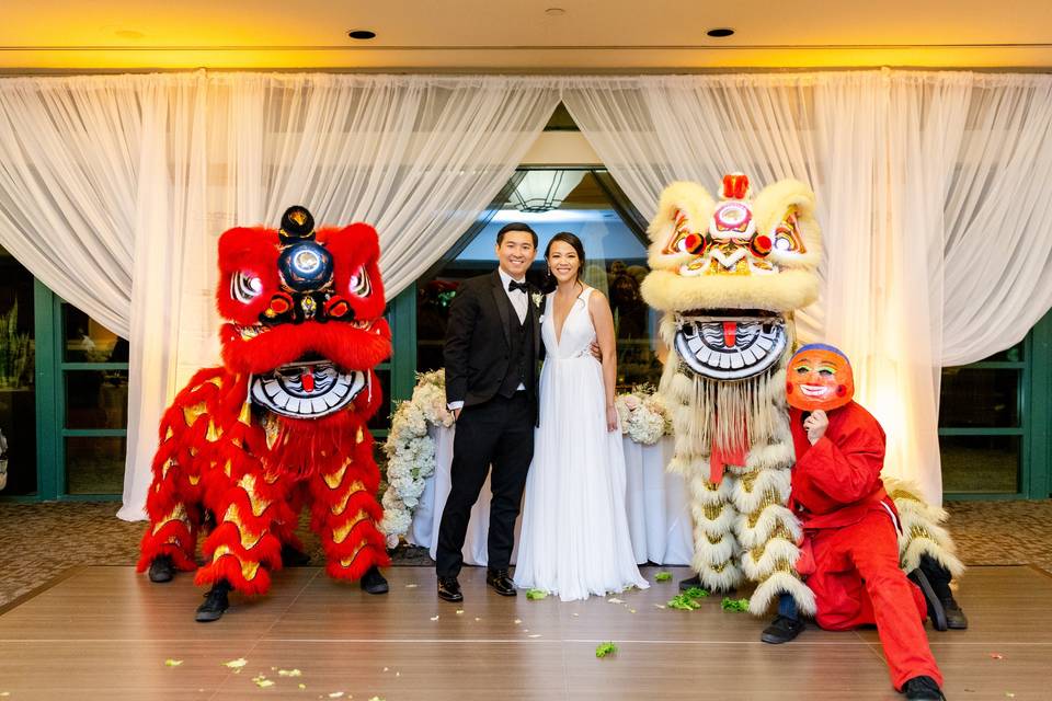 Cultural Wedding: Lion Dance