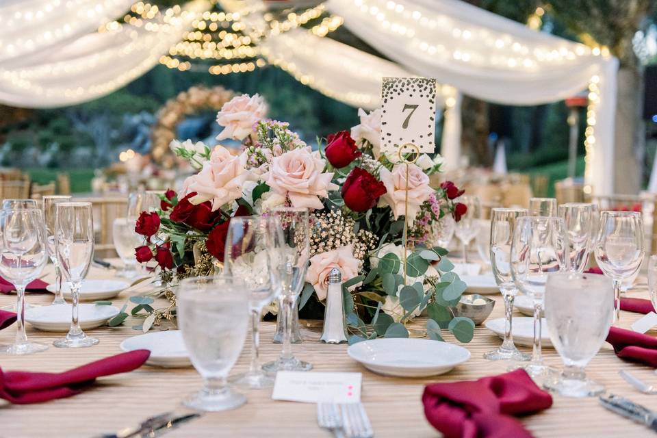 Waterfall Arbor Reception