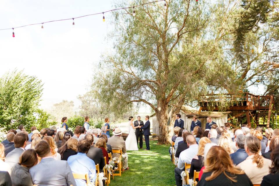 Farmhouse Garden Ceremony