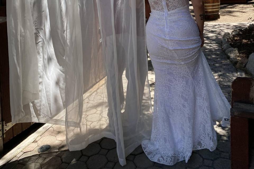 Here comes the bride