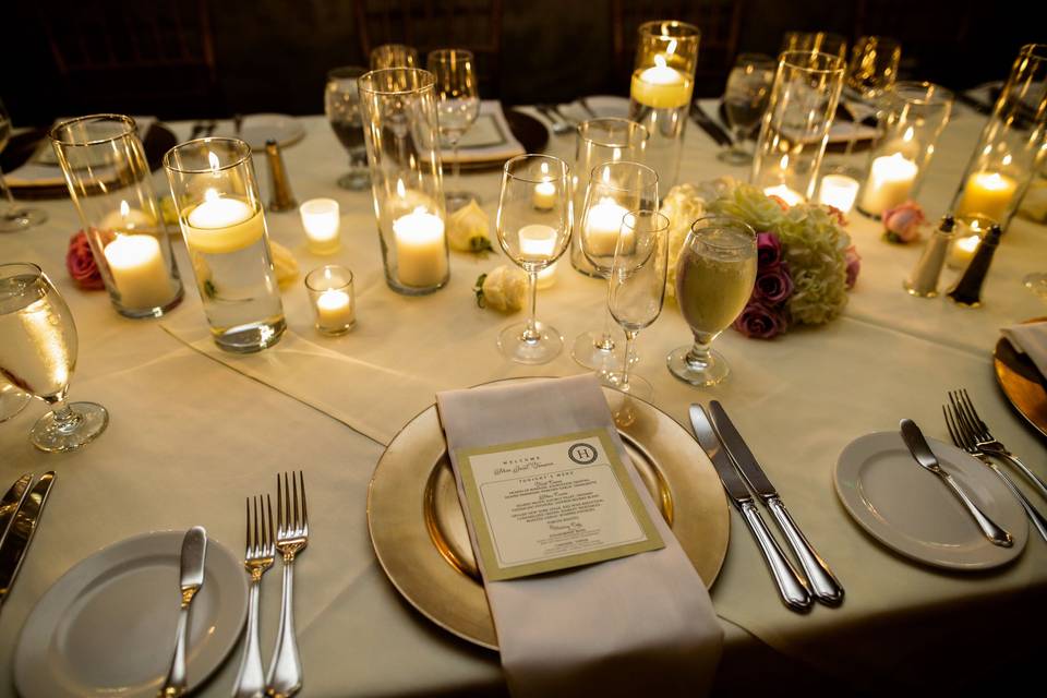 Table arrangement - Sweetbay Photography