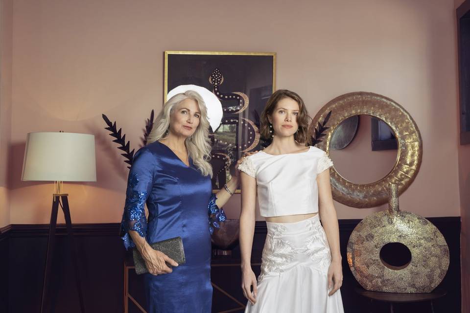 Eva Dress & Hazel Bridal Set