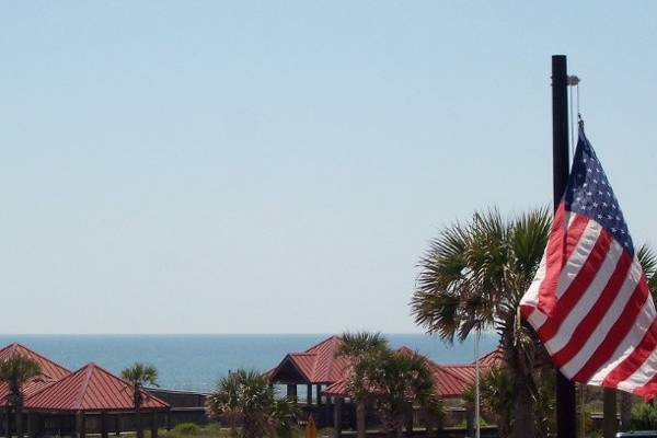 View of the beach from the terrace of one of our the Terrace Suites!!