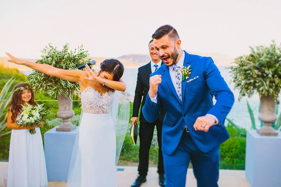 Wedding in Folegandros island, Greece