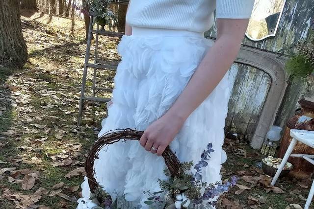 Hoop bouquet