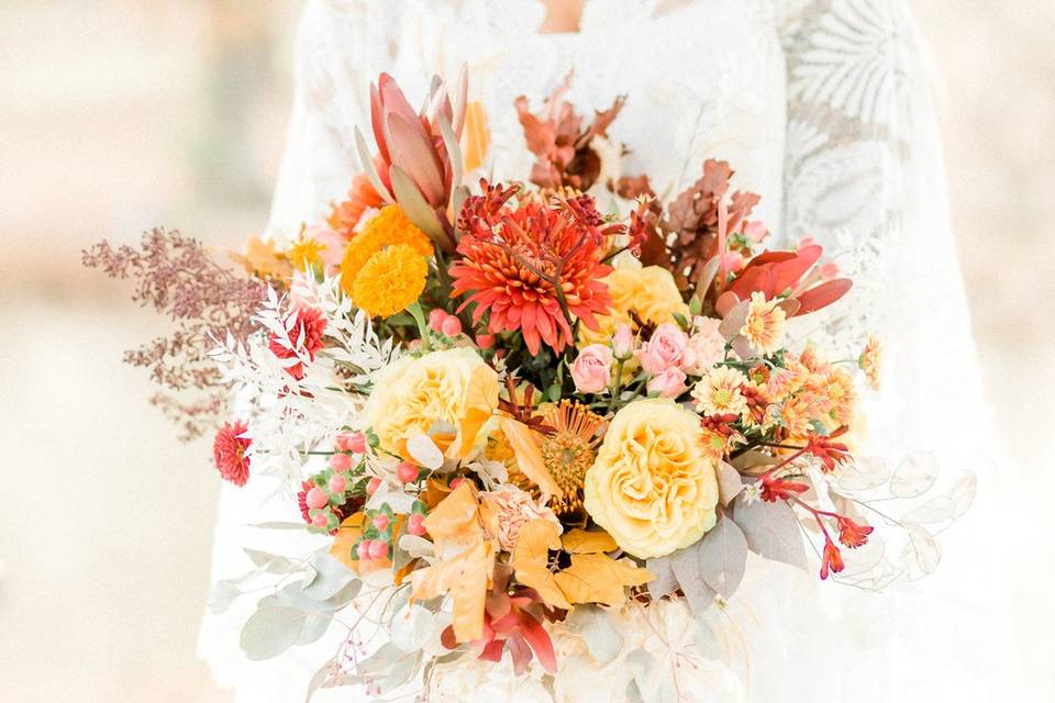 Fall boho bouquet