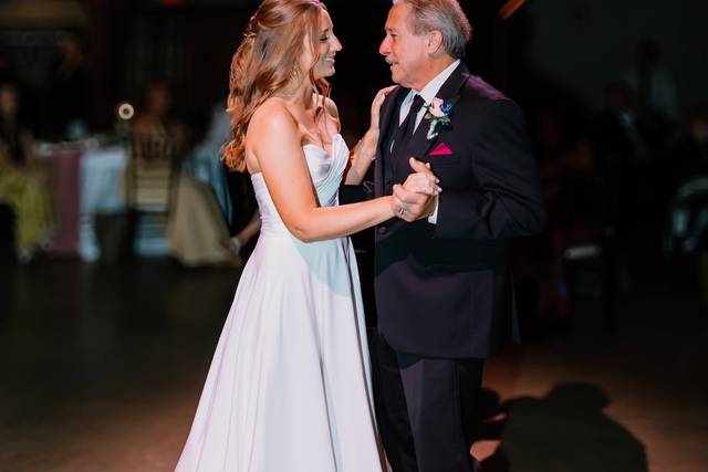 Bride and father